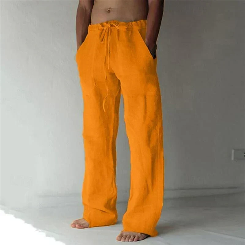 Moritz | Herren Lockere Baumwollhose im Strandlook