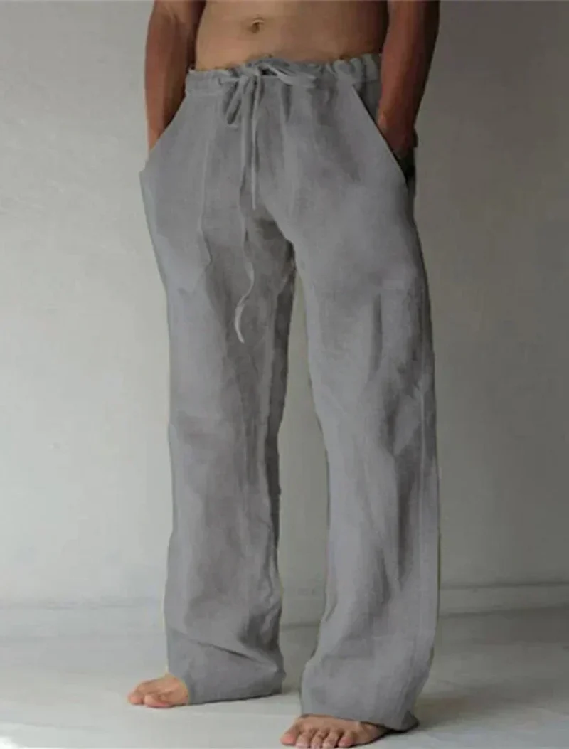 Moritz | Herren Lockere Baumwollhose im Strandlook