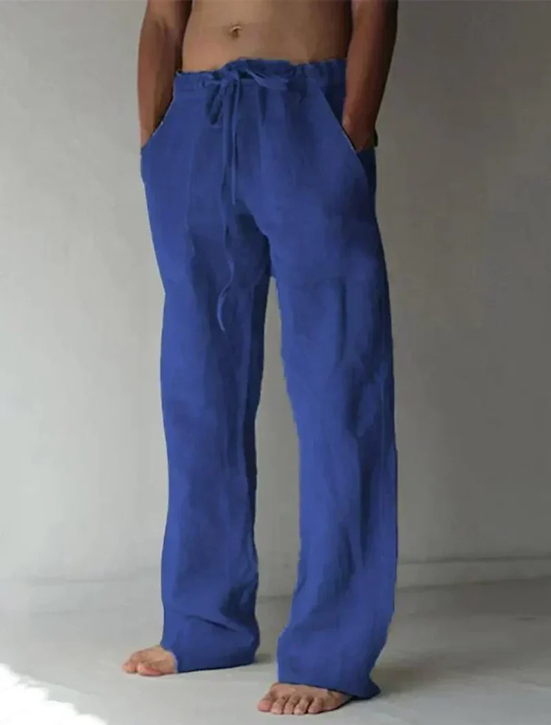 Moritz | Herren Lockere Baumwollhose im Strandlook