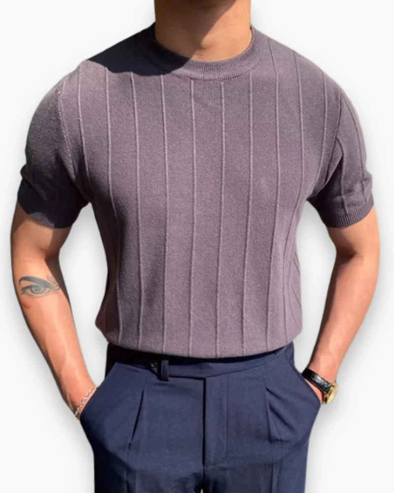 Herren Elegantes Slim Fit T-Shirt | Stilvoll und Modern