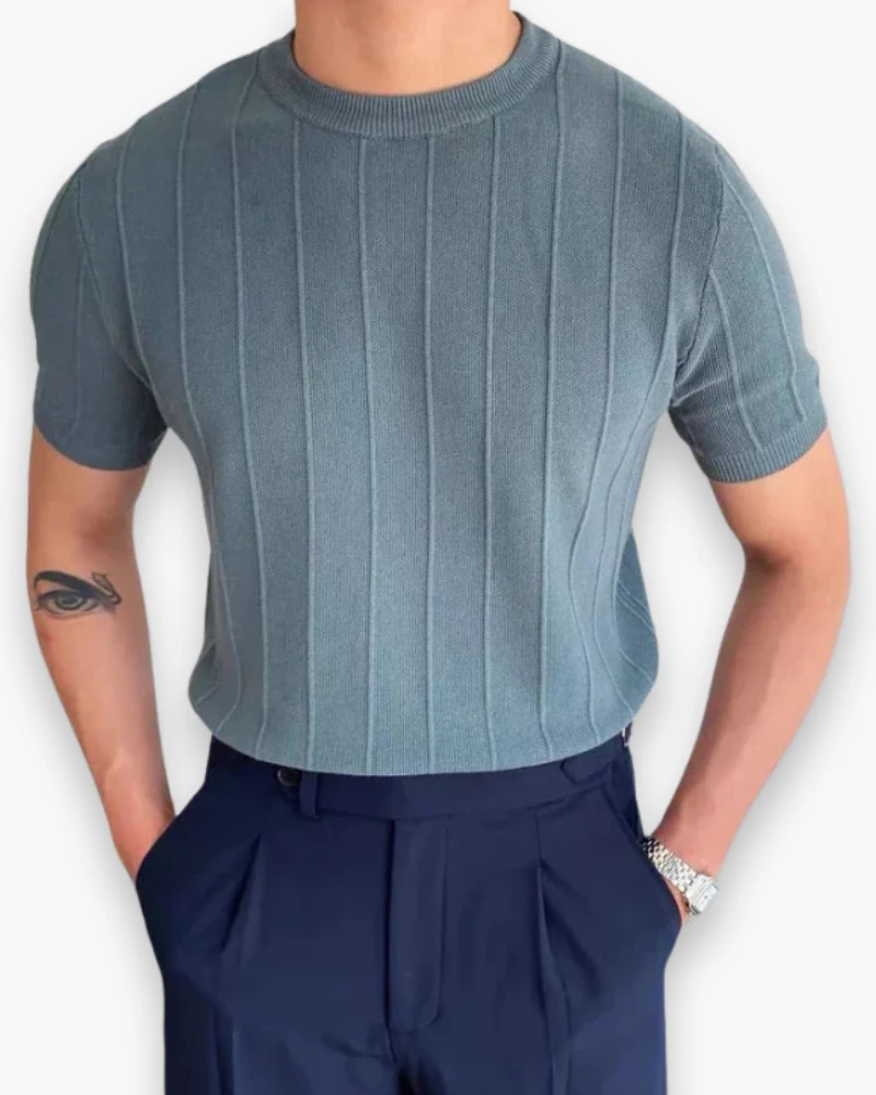 Herren Elegantes Slim Fit T-Shirt | Stilvoll und Modern