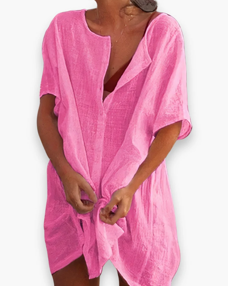 Damen Leichtes Strandkleid | Entspannt