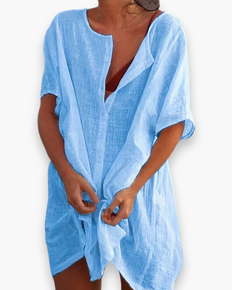 Damen Leichtes Strandkleid | Entspannt