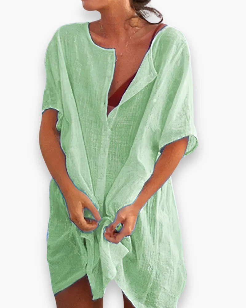 Damen Leichtes Strandkleid | Entspannt