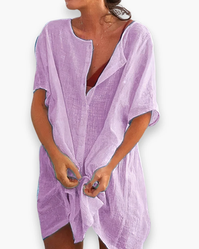 Damen Leichtes Strandkleid | Entspannt