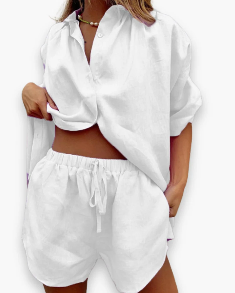 Damen Elegantes Twin Set | Zweiteiliges Set