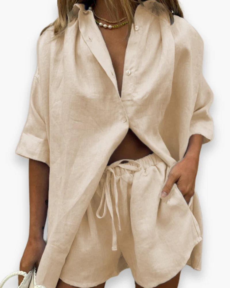 Damen Elegantes Twin Set | Zweiteiliges Set