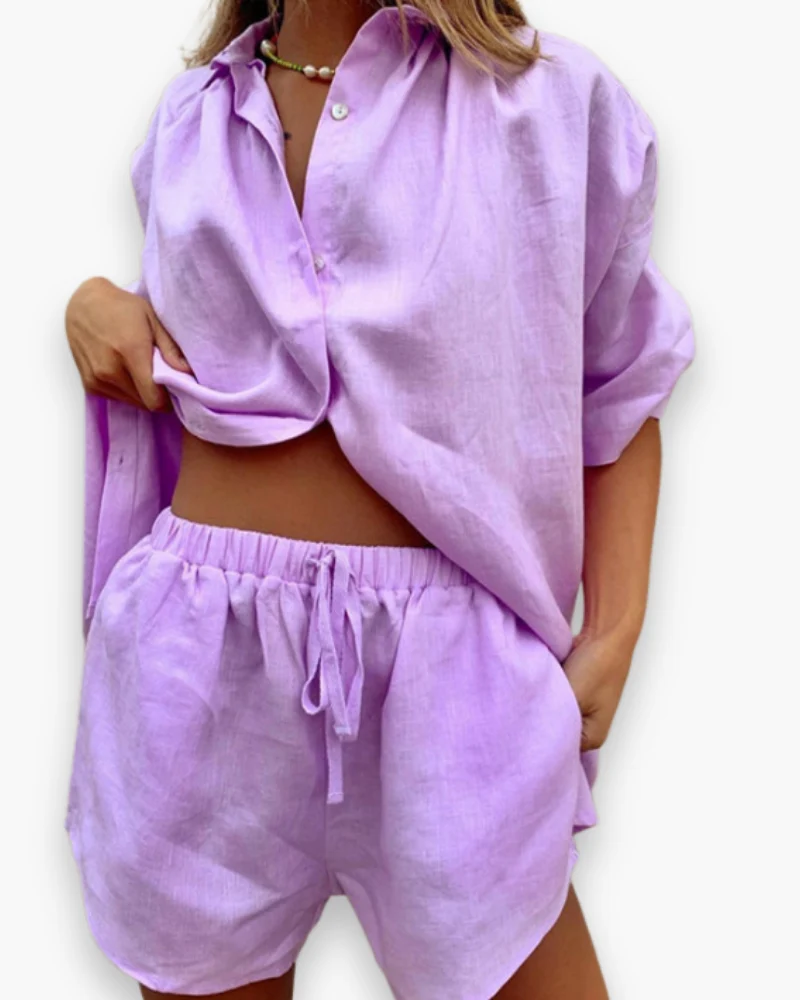 Damen Elegantes Twin Set | Zweiteiliges Set