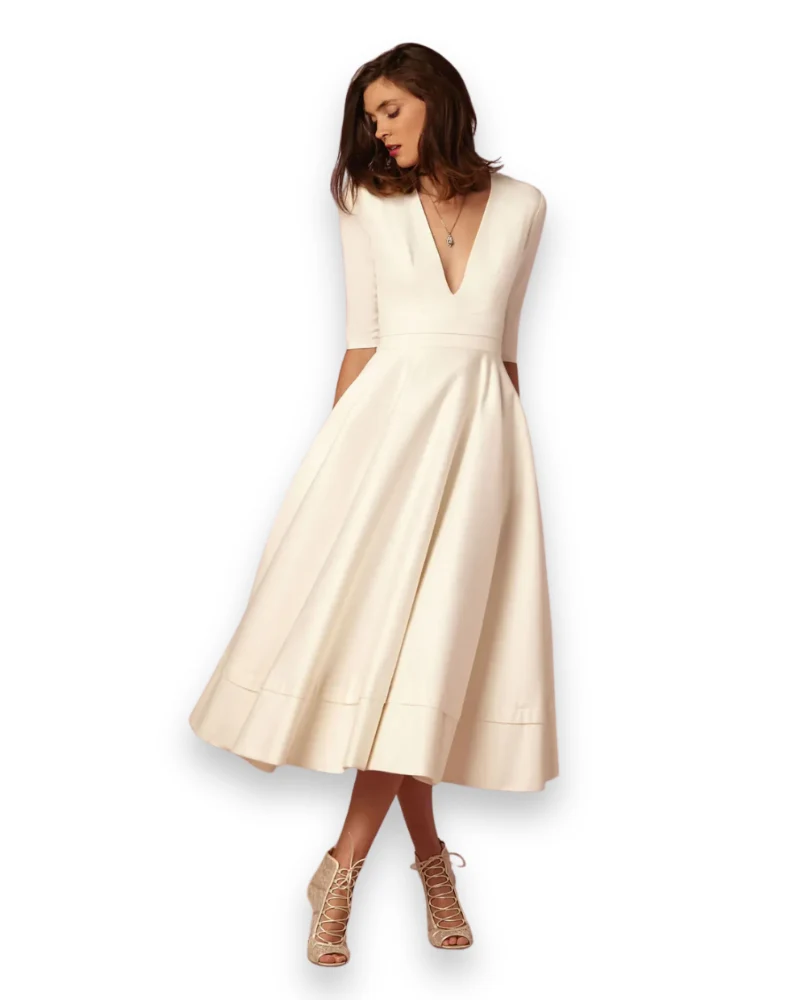 Damen Elegantes Festliches Kleid | Ärmellos Maxi