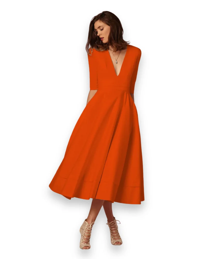 Damen Elegantes Festliches Kleid | Ärmellos Maxi