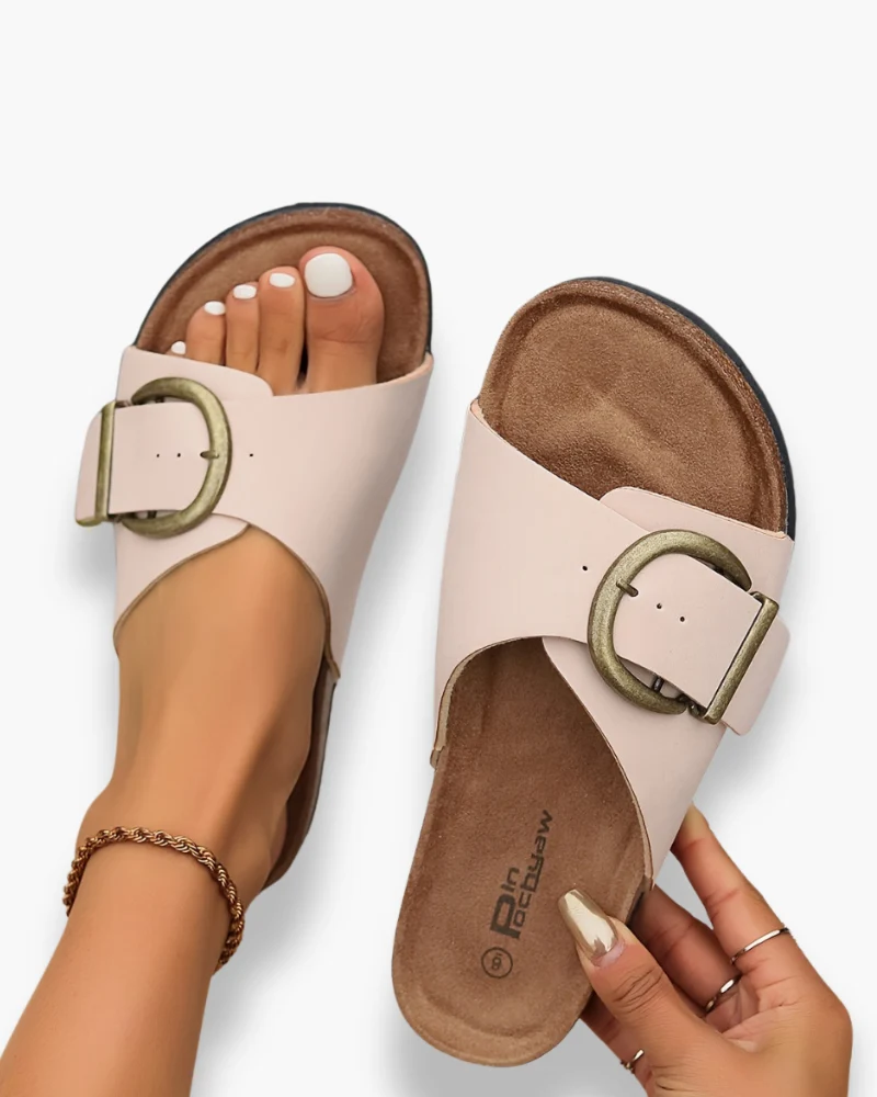 Damen Elegante Sandalen | Komfortabel Mit Schnallenriemen