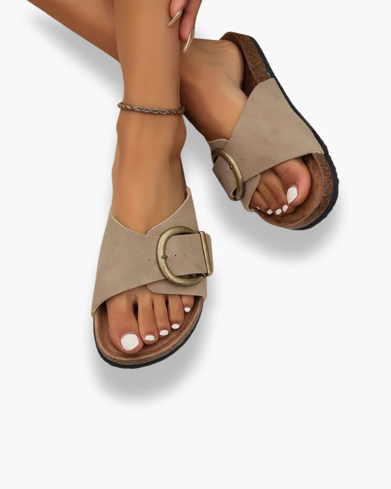 Damen Elegante Sandalen | Komfortabel Mit Schnallenriemen