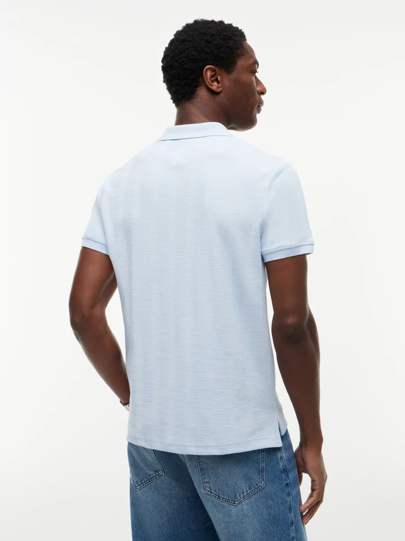 VERTICAL TONAL STRIPE REG POLO