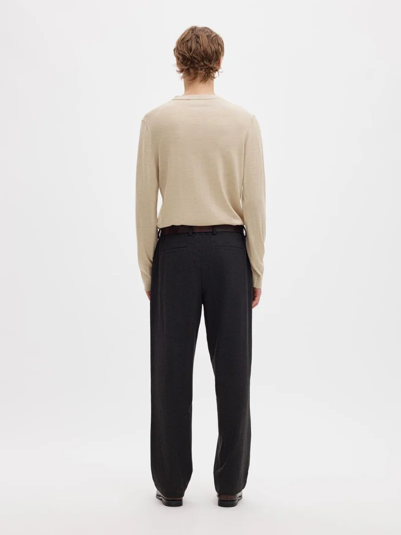 SLMTRAY LS KNIT MERINO CREW NECK NO