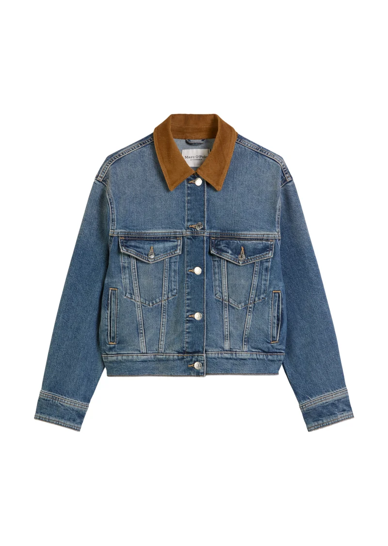 Jeansjacke im Barn-Stil