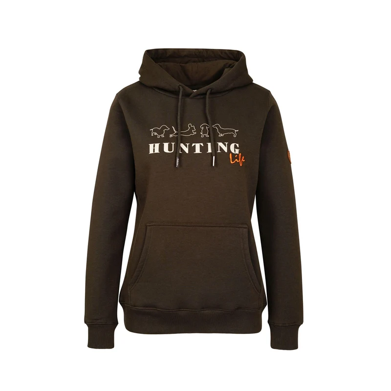 HUBERTUS Damen Hoodie HUNTING LIFE oliv Kapuzenpullover