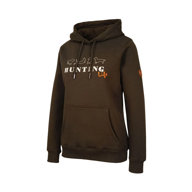 HUBERTUS Damen Hoodie HUNTING LIFE oliv Kapuzenpullover