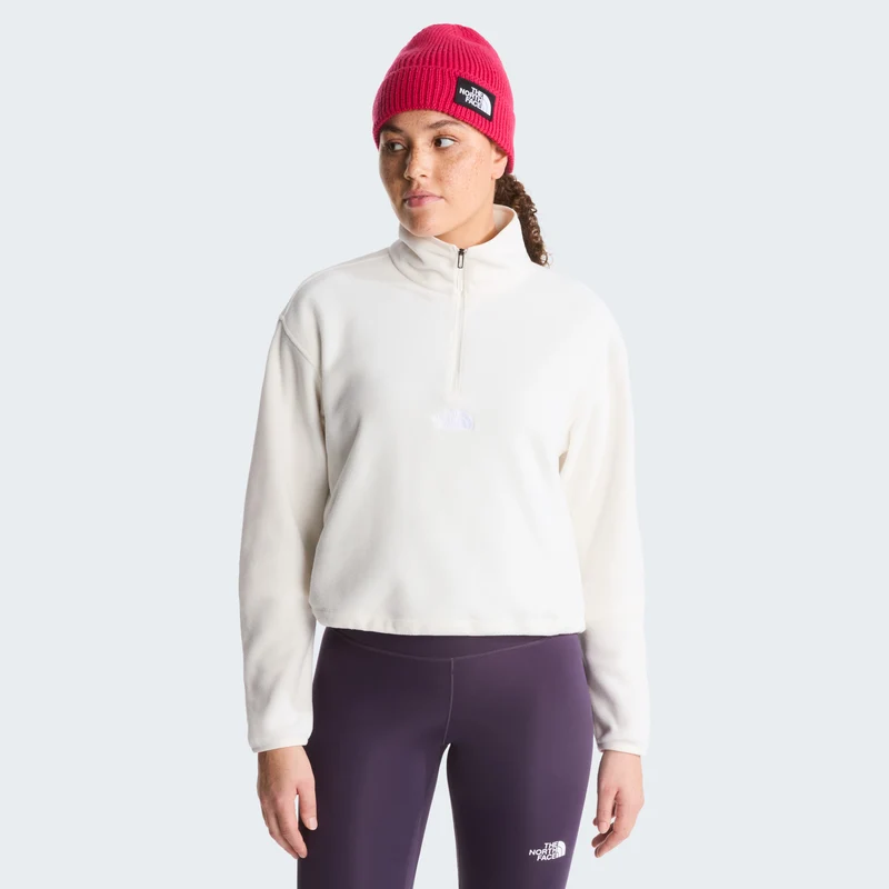 GLACIER 1/4 Zip Fleece-Pullover mit Novelty Logo