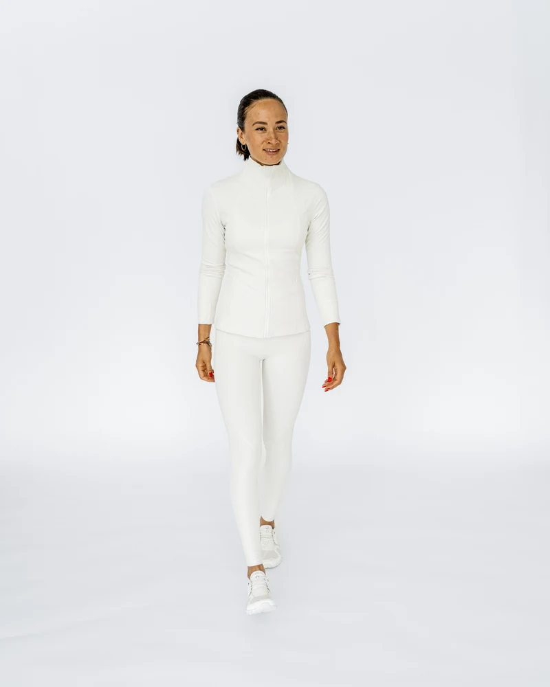 Light Ribbed Sportjacke