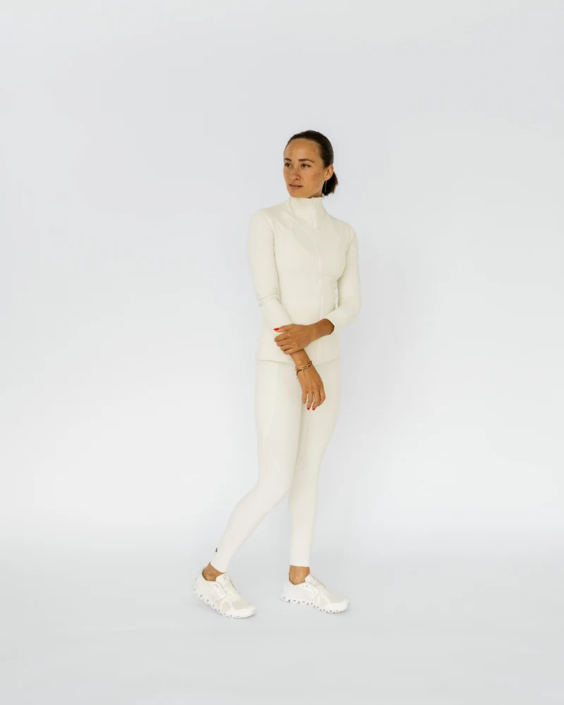 Light Ribbed Sportjacke