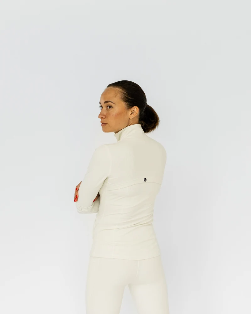 Light Ribbed Sportjacke