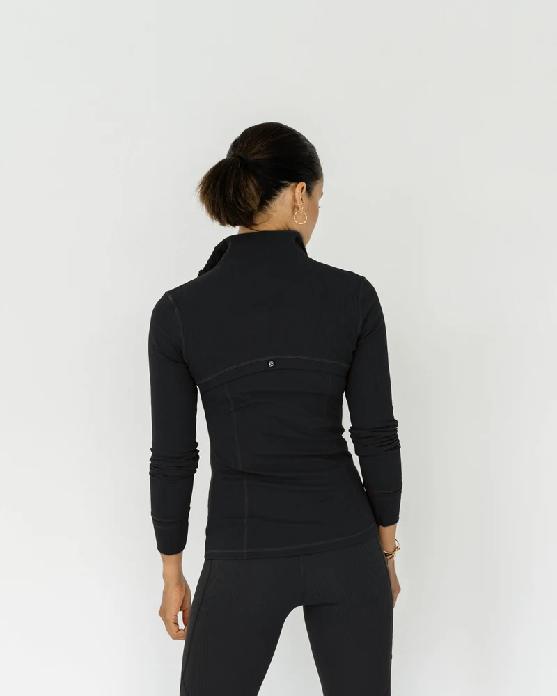 Light Ribbed Sportjacke