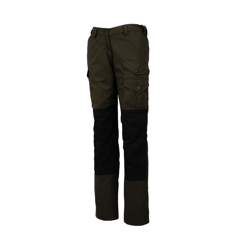 HUBERTUS Damen Outdoor-Hose OS1200® | Besatz oliv/braun Jagdhose
