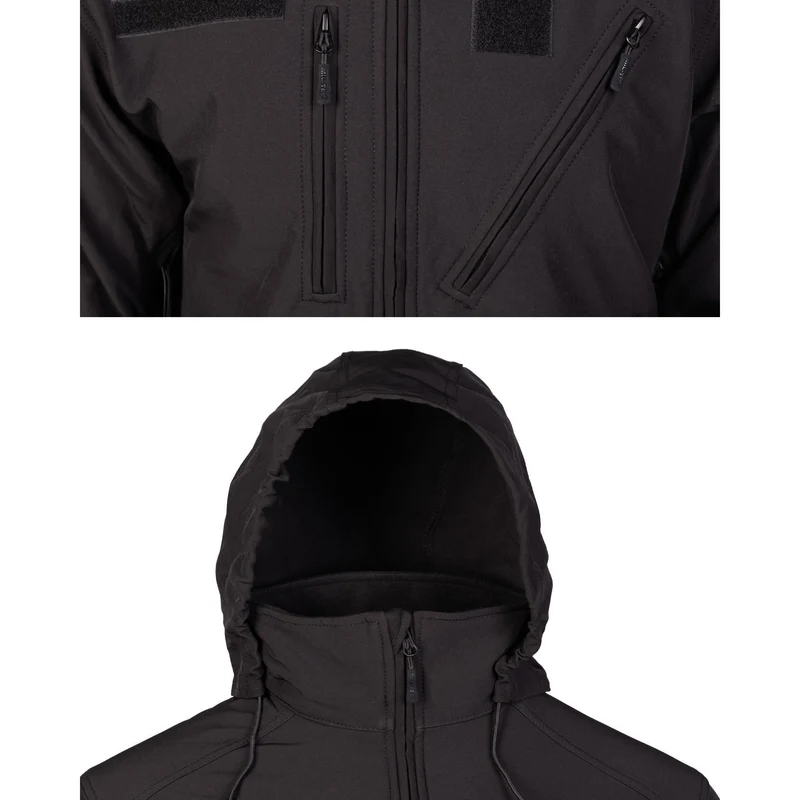 MIL-TEC® Softshell Jacke SCU 14 schwarz Outdoor Hunting Military Jacke