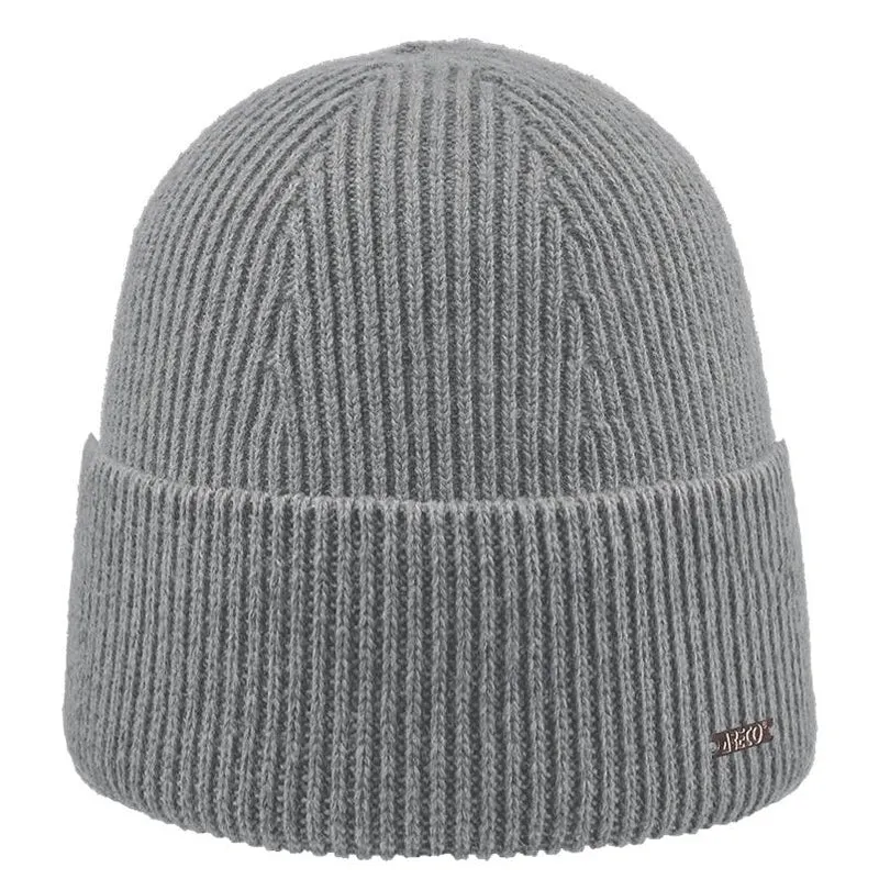 ARECO Damen Beanie Cashmere Cashfive Geo 7548 Mütze Wintermütze
