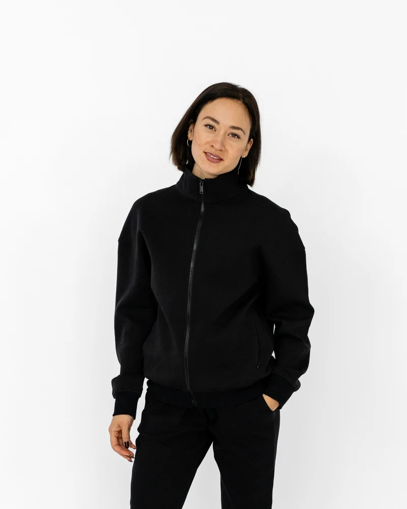 Premium Basic Zip Jacke