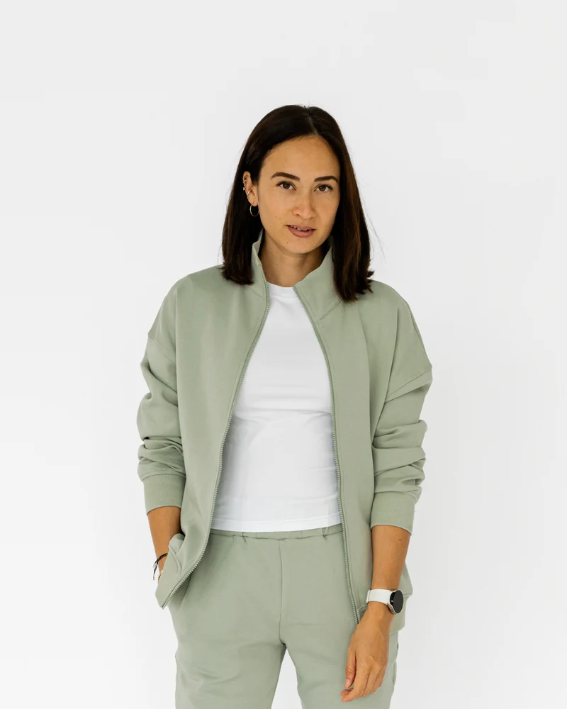 Premium Basic Zip Jacke