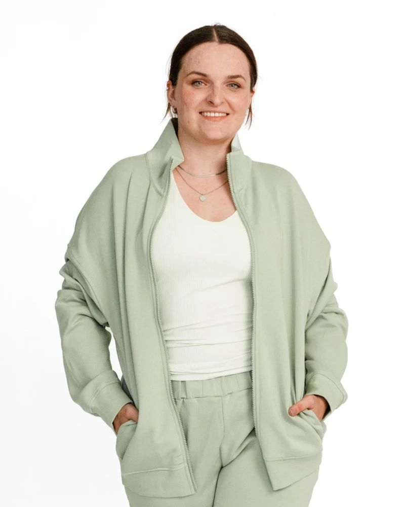 Premium Basic Zip Jacke