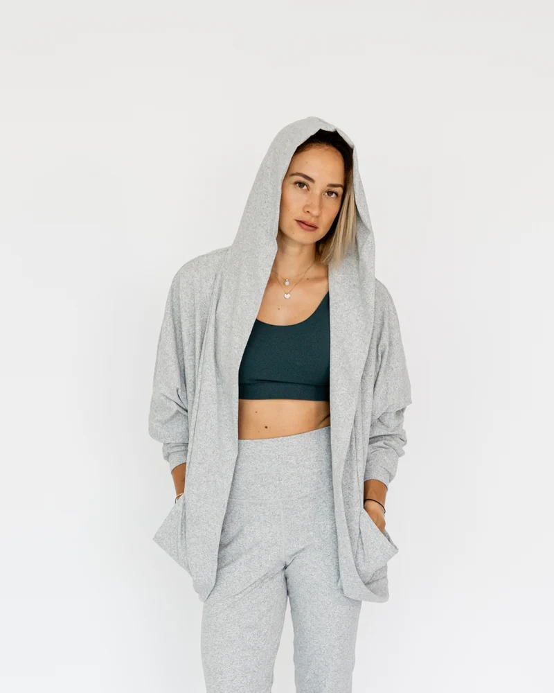 Cardigan (mit Kapuze)