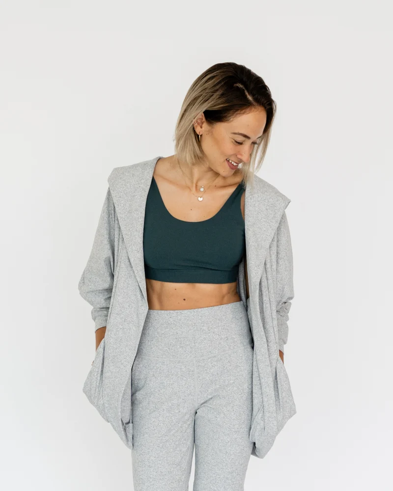Cardigan (mit Kapuze)