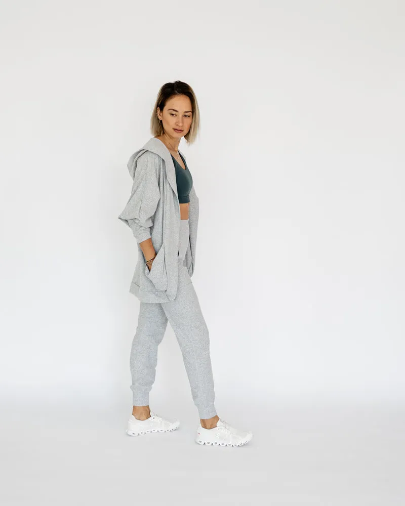 Cardigan (mit Kapuze)