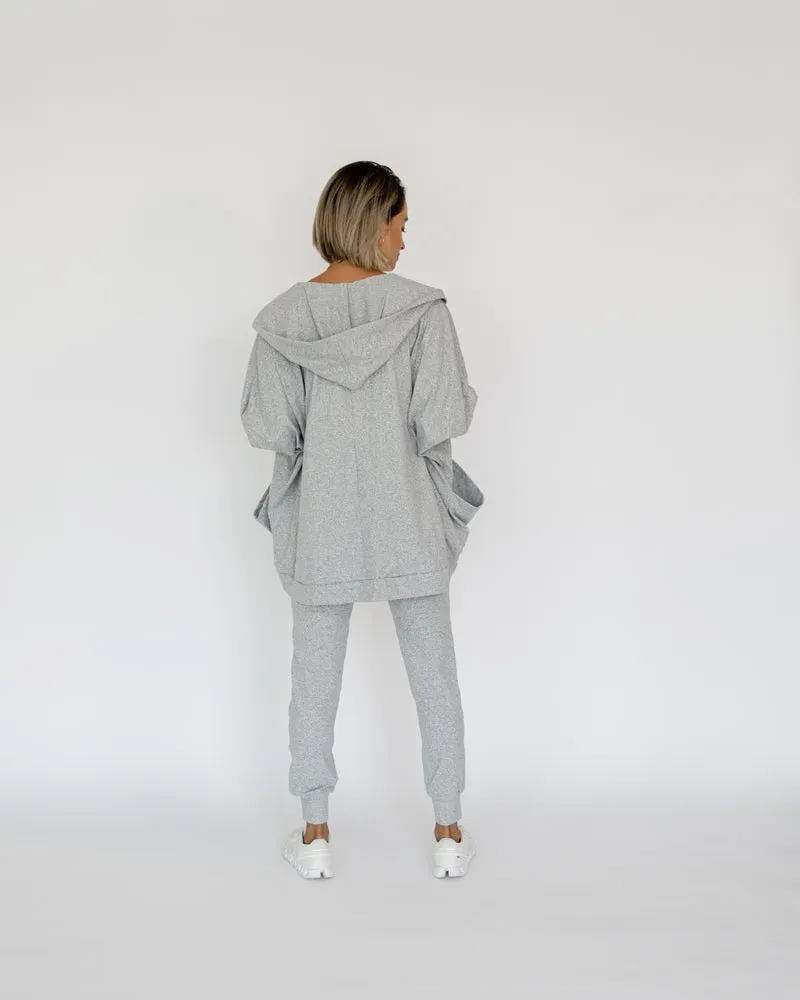 Cardigan (mit Kapuze)
