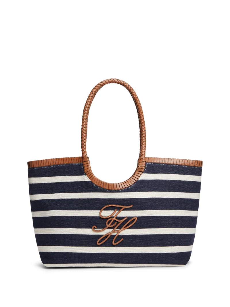 Handtasche gestreift