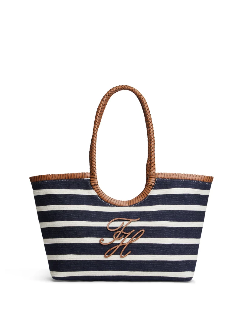 Handtasche gestreift