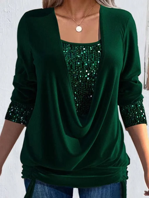 Ariellea - Soft-Touch-Bluse mit Drapierung