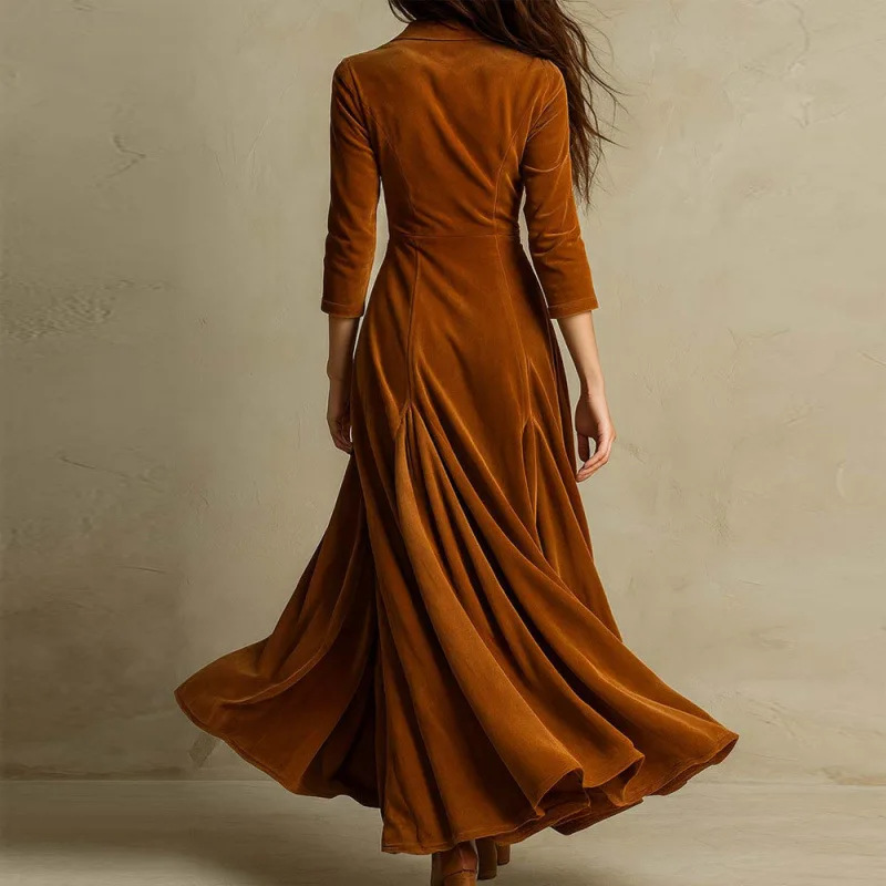 Arvela - Soft-Touch-Maxikleid