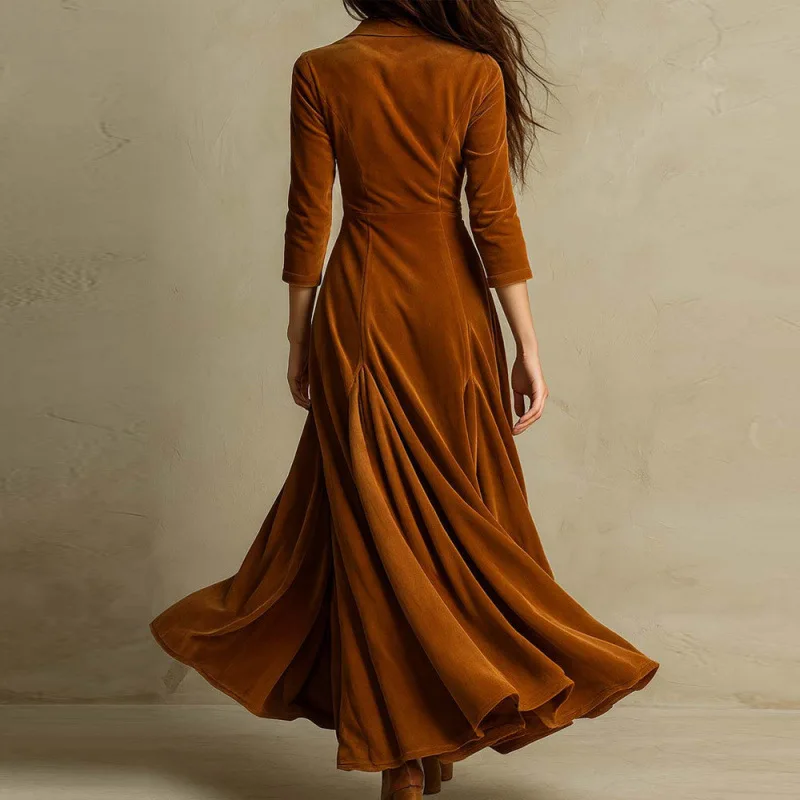 Arvela - Soft-Touch-Maxikleid
