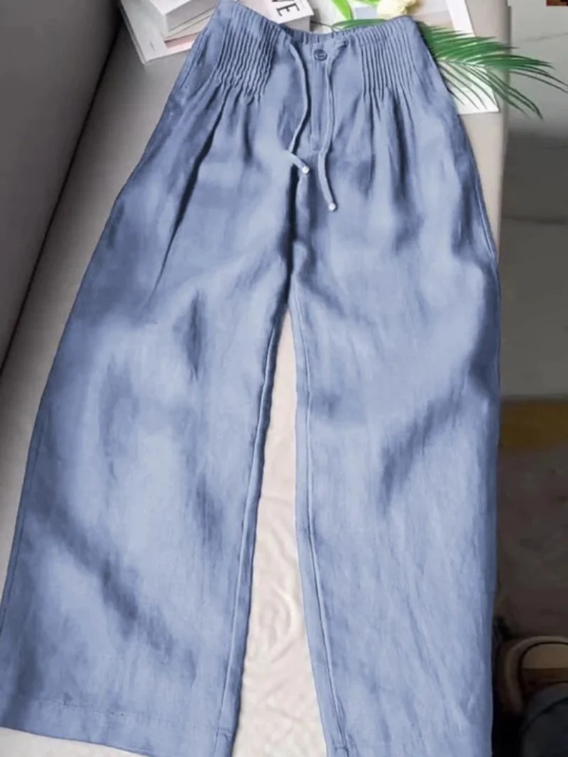 Moriah - Luftige Leinenhose mit weitem Bein
