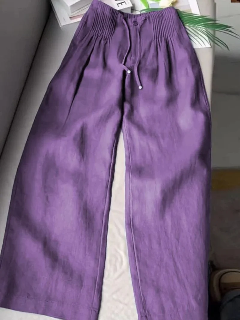 Moriah - Luftige Leinenhose mit weitem Bein