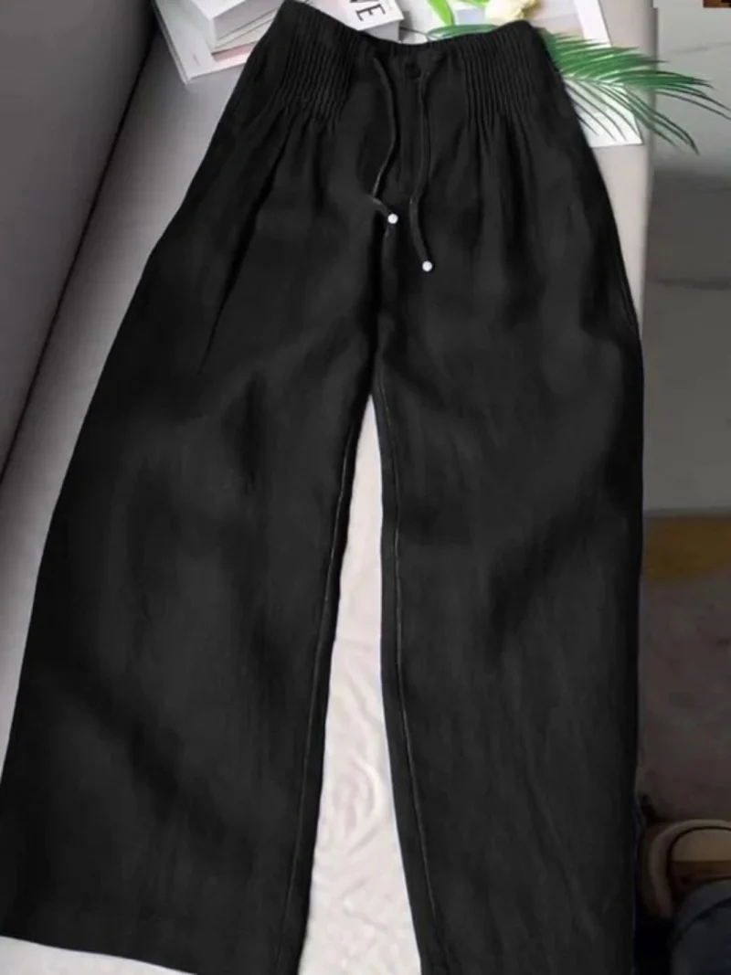 Moriah - Luftige Leinenhose mit weitem Bein