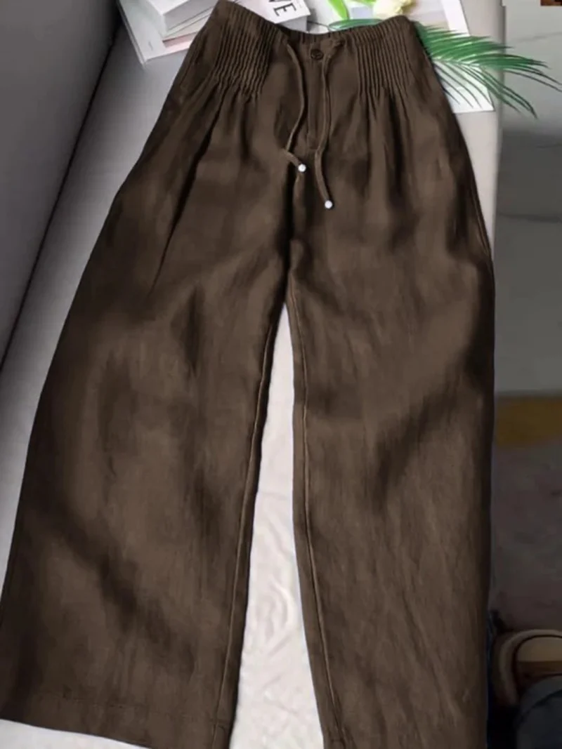 Moriah - Luftige Leinenhose mit weitem Bein