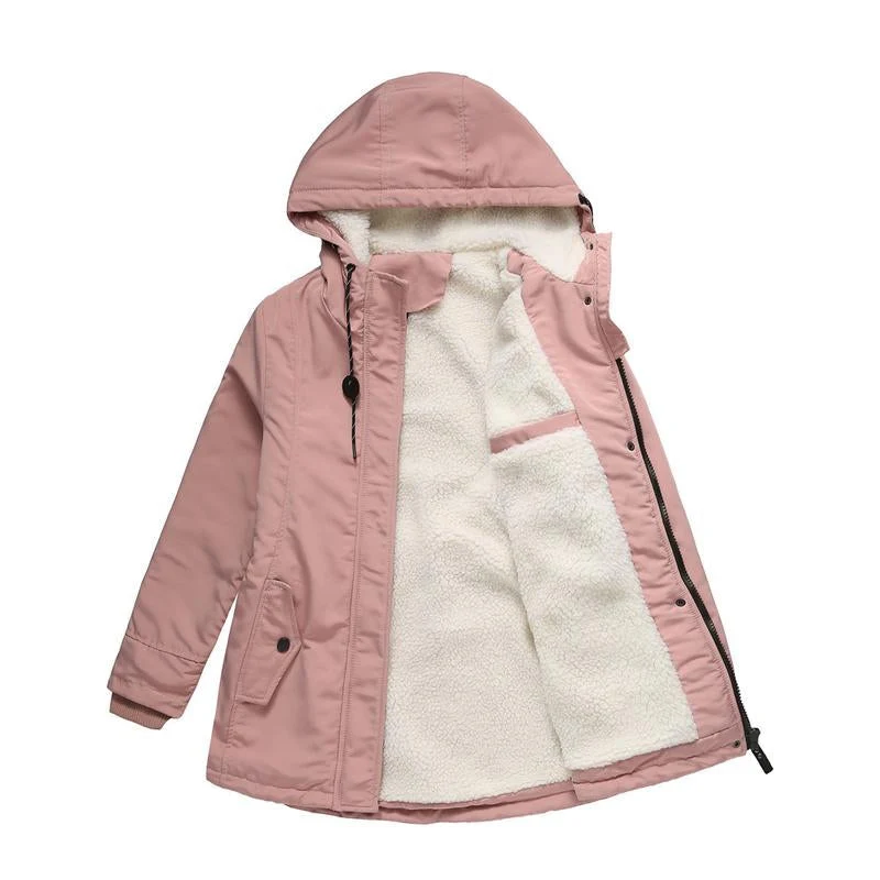 Ava - Wattierte Winterjacke mit Kapuze