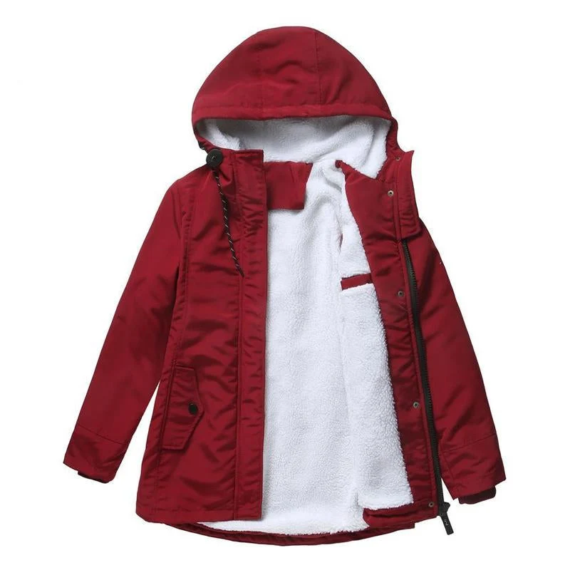 Ava - Wattierte Winterjacke mit Kapuze