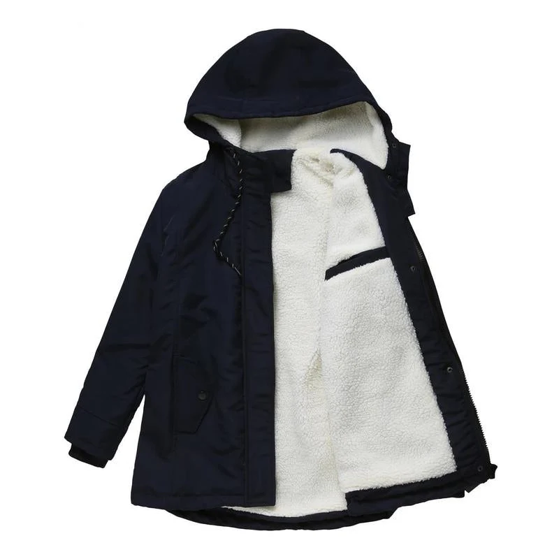 Ava - Wattierte Winterjacke mit Kapuze