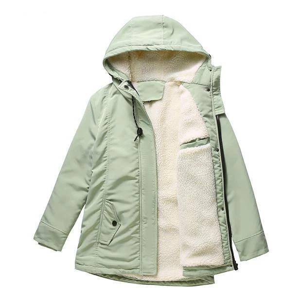 Ava - Wattierte Winterjacke mit Kapuze