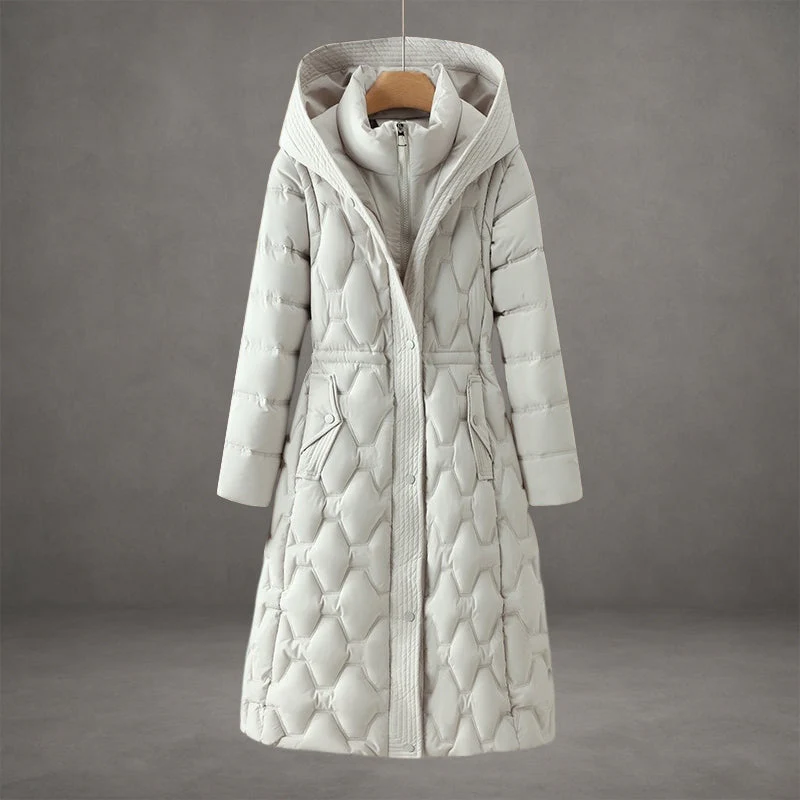 Torielle - Wetterfester Longmantel mit Kapuze